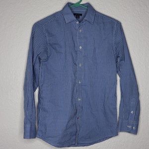 Tommy Hilfiger 14 Long Sleeve Dress Shirt Buttoned